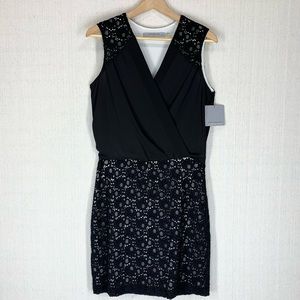 Marc‎ New York~NWT~Sleeveless Black Lace V-Neck Mini Party/Cocktail Dress~Sz 6